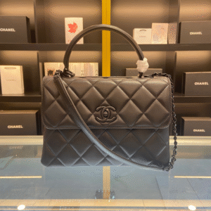 Chanel Trendy Brown Leather Full Box Handbags 25cm