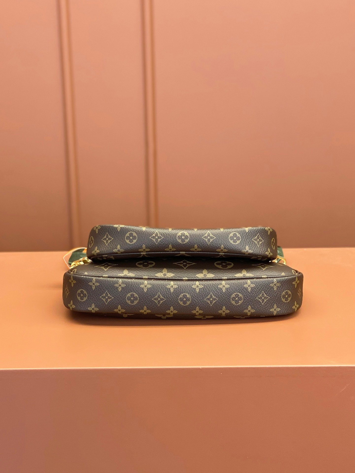 Louis Vuitton LV Multi Pochette Handle Fabric Green Handbags Monogram - Image 4