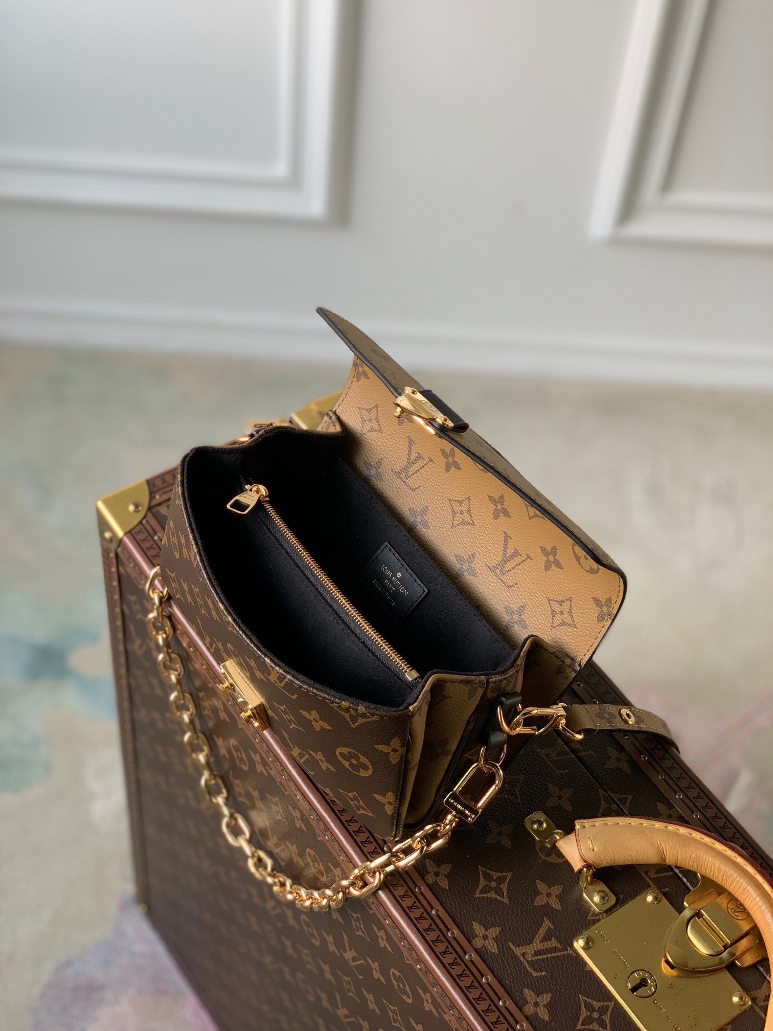 Louis Vuitton LV Metis Mini Monogram Like Auth Handbags 21.5×13.5x6cm - Image 2