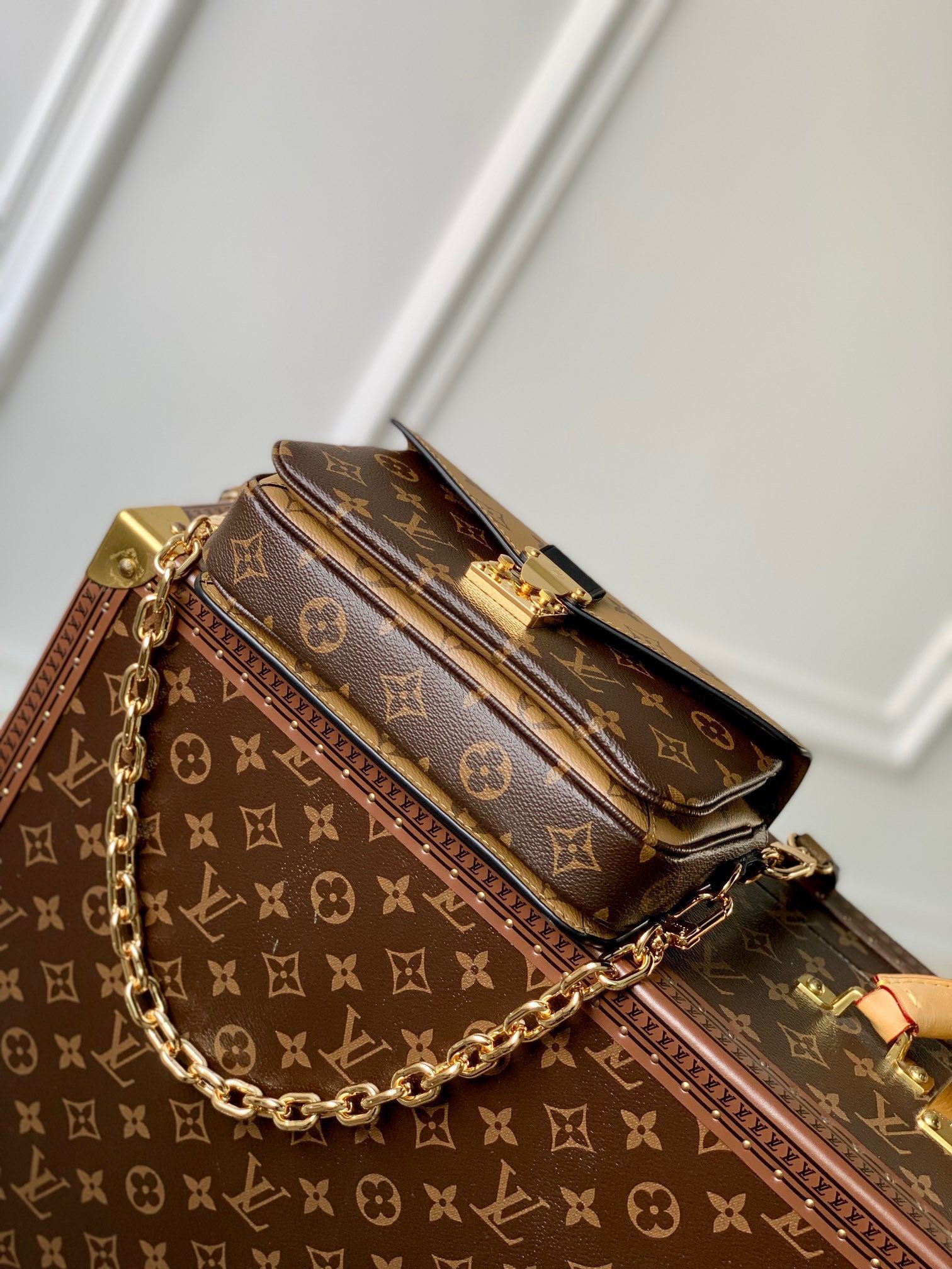 Louis Vuitton LV Metis Mini Monogram Like Auth Handbags 21.5×13.5x6cm - Image 8