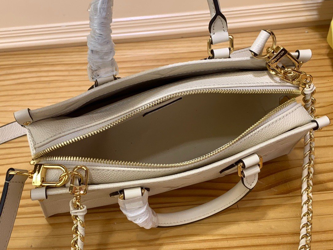 Louis Vuitton LV On The Go Mini Replica 11 White Milk Handbags 25x13x10cm - Image 5