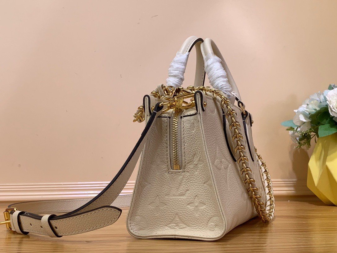 Louis Vuitton LV On The Go Mini Replica 11 White Milk Handbags 25x13x10cm - Image 7