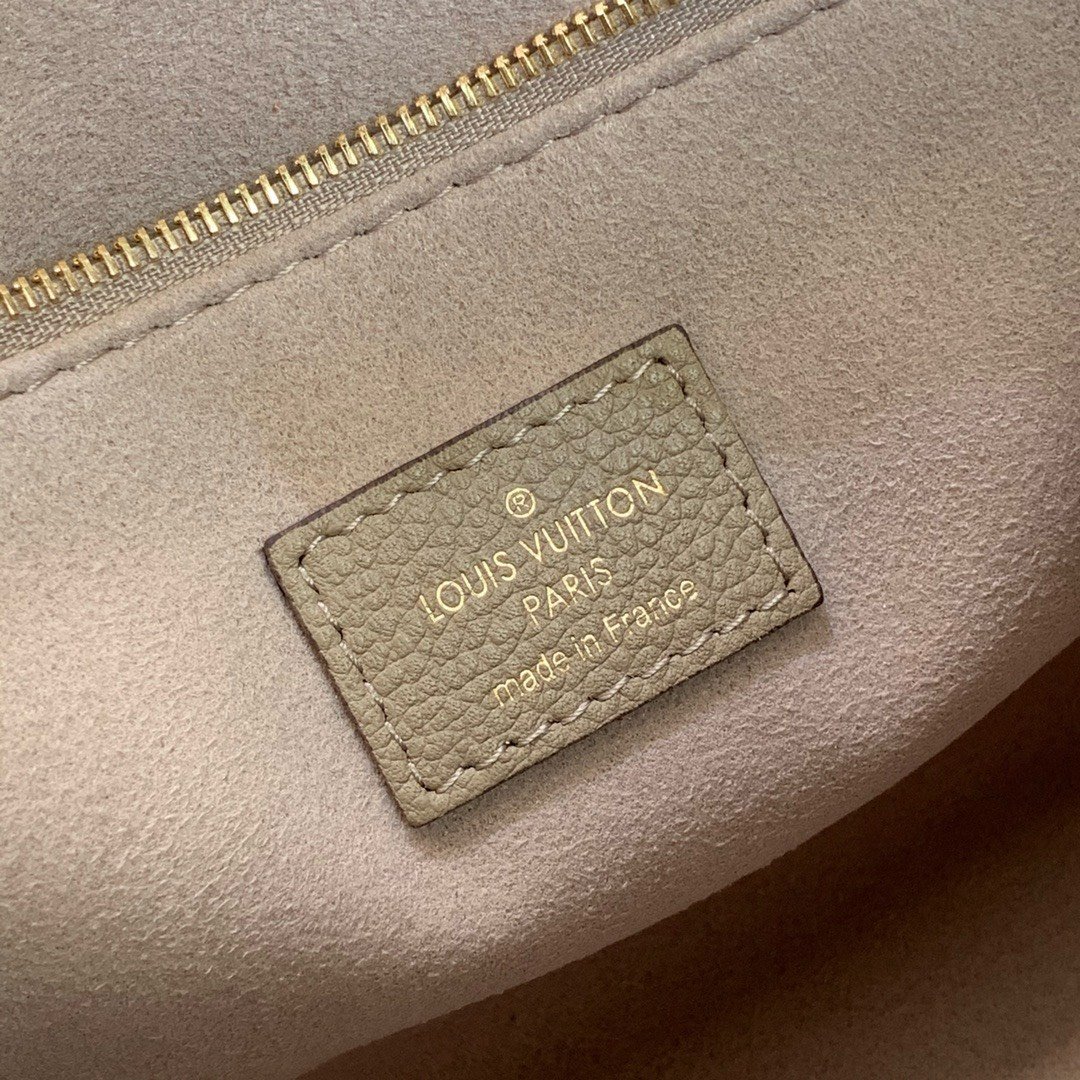 Louis Vuitton LV Onthego Woman’s Grey Cowhide Leather Handbags 25cm - Image 9