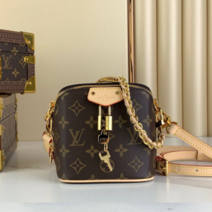 Louis Vuitton Lv Just In Case Monogram Pattern Handbags 14x13x11cm