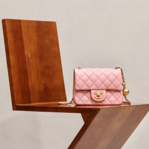 Chanel Classic Flap 18cm Pink Gold Hardware