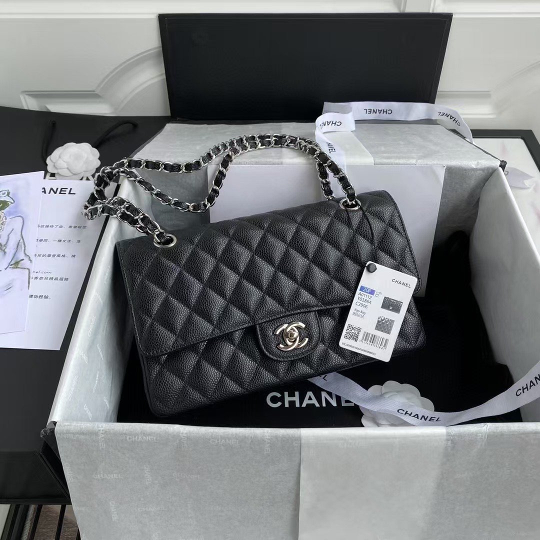 Chanel Classic Flap Medium Sliver Hardware