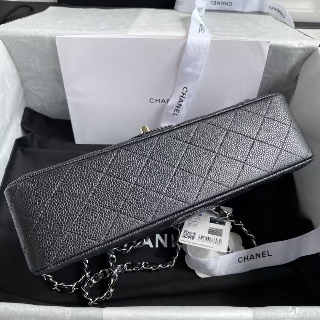Chanel Classic Flap Medium Sliver Hardware - Image 4