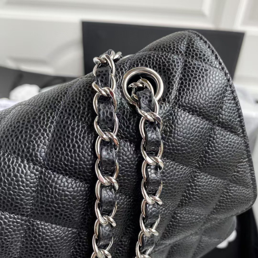Chanel Classic Flap Medium Sliver Hardware - Image 5