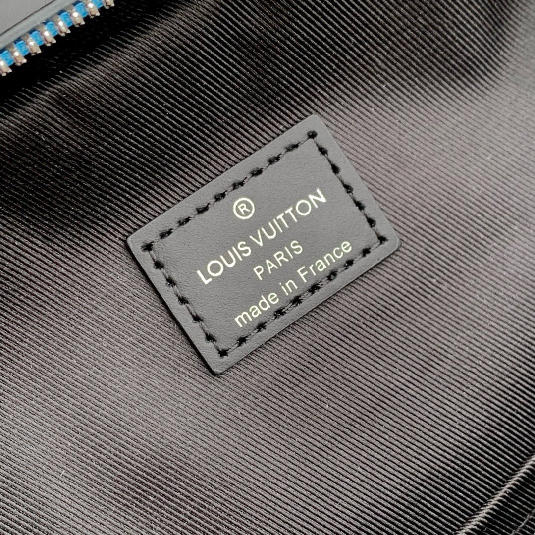 LV AVENUE SLINGBAG 31 IN BLACK AND GREY DAMIER GRAPHITA CANVAS CALFSKIN - Image 7