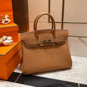 HN 30CM GOLD TOGO LEATHER GOLD HARDWARE