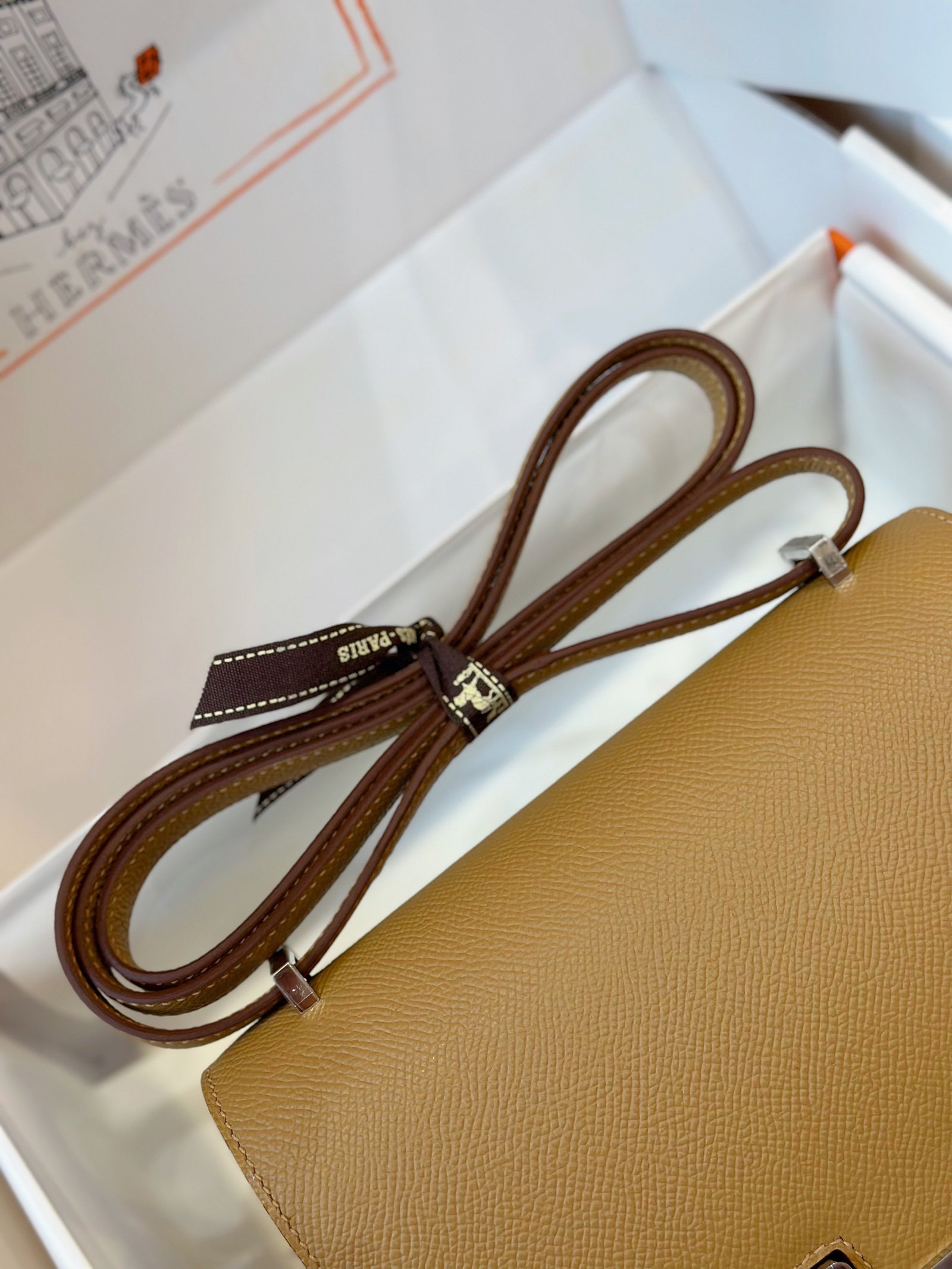 HN 19 Brown Epson Leather Palladium Hardware - Image 4