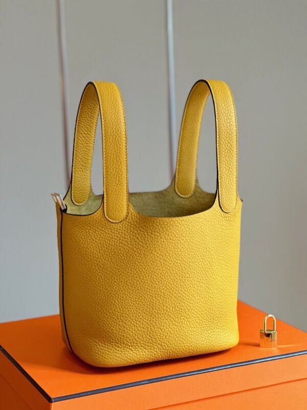 HN 18 Yellow Togo leather Gold Hardware - Image 6