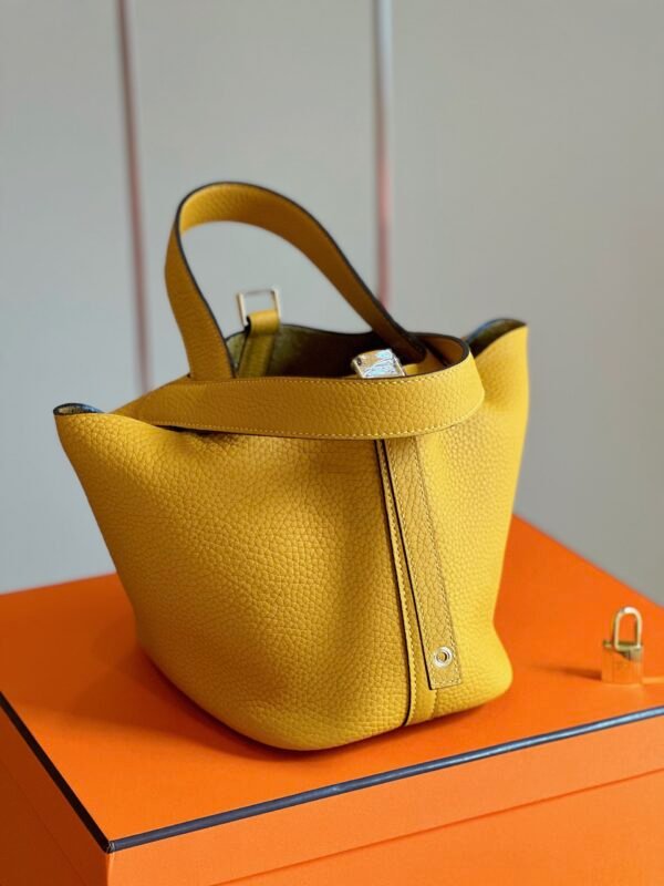 HN 18 Yellow Togo leather Gold Hardware - Image 2