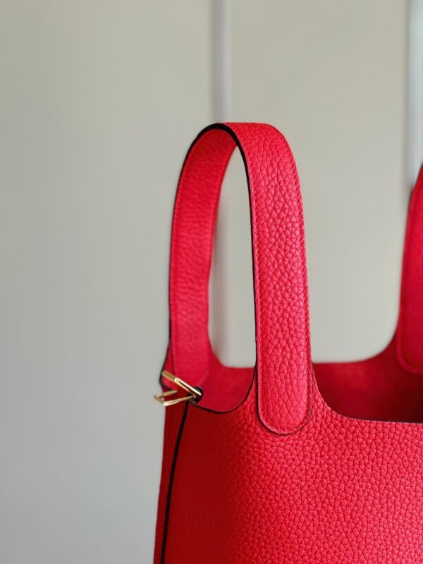 HN 18 Pink Togo Leather Gold Hardware - Image 6