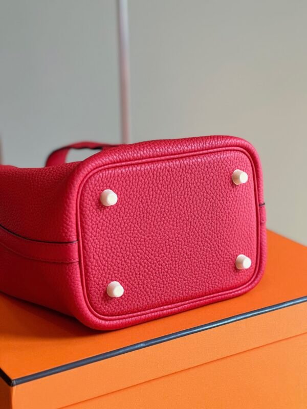 HN 18 Pink Togo Leather Gold Hardware - Image 8