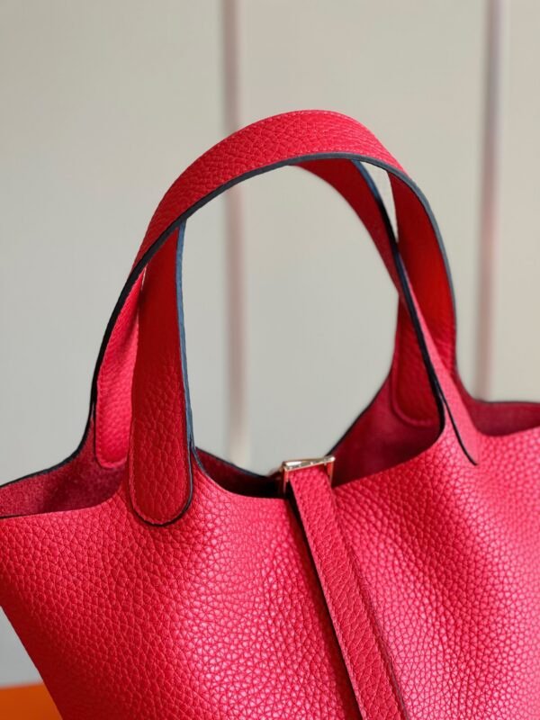 HN 18 Pink Togo Leather Gold Hardware - Image 5