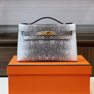 HN Omber Genuine Lizard leather Gold Hardware