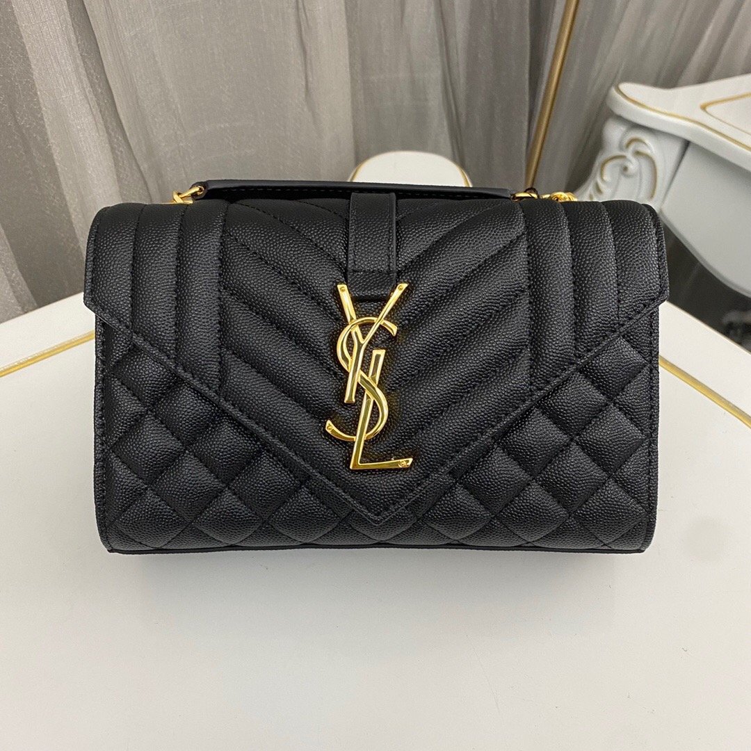Saint Laurent Envelope Bag Small Black - Image 2