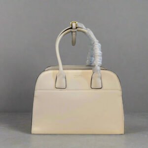 MEDIUM GALLERIA BAG 28 IN CIDER BROWN SMOOTH CALFSKIN GOLD HARDWARE