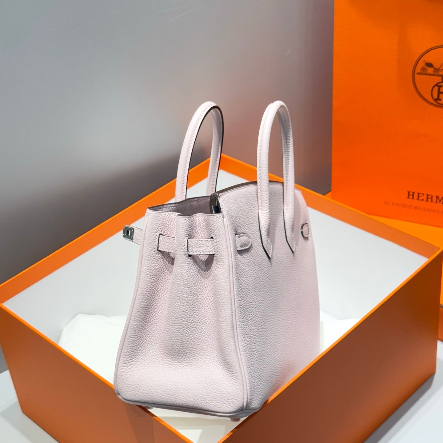HN 25 IN PINK BABY SILVER HARDWARE - Image 3