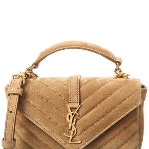 Saint Laurent Women's Brown Mini Suede